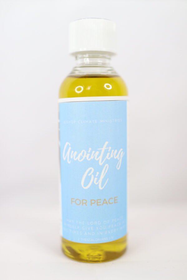 Anointed Oil For Peace