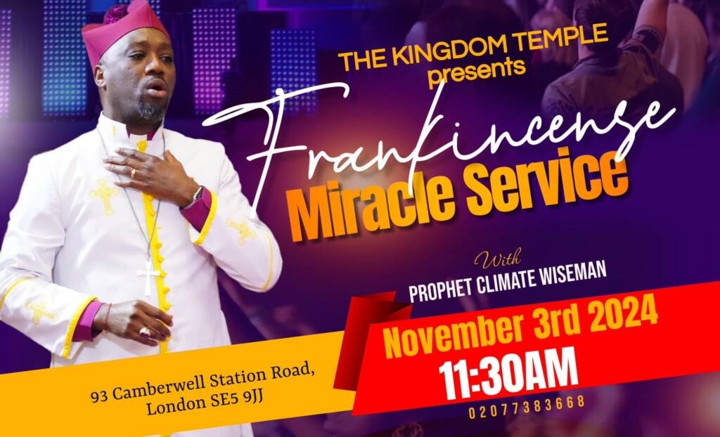 Frankincense Miracle Service