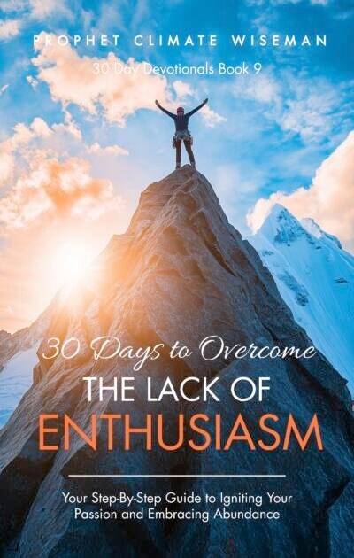 My Book 30 Days To Overcome The Lack Of Enthusiasm Kindle Sagvvh E1734606960958