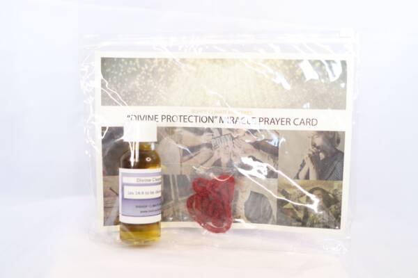 Spiritual Divine Cleansing Protection Kit (Oil, Yarn &Amp; Prayer Card)