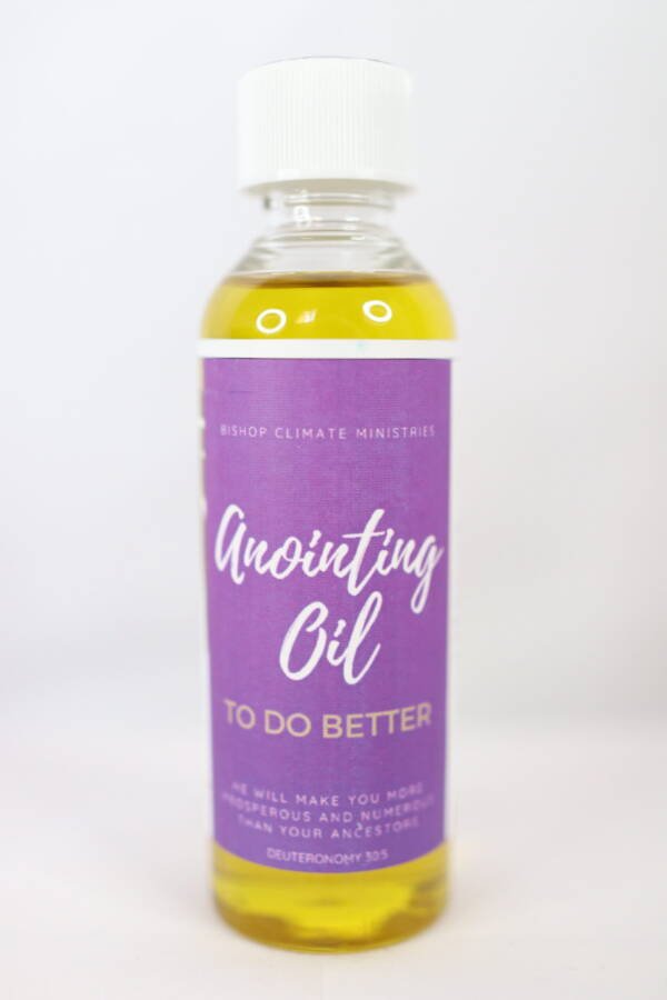 Anointing To Do Better Oil