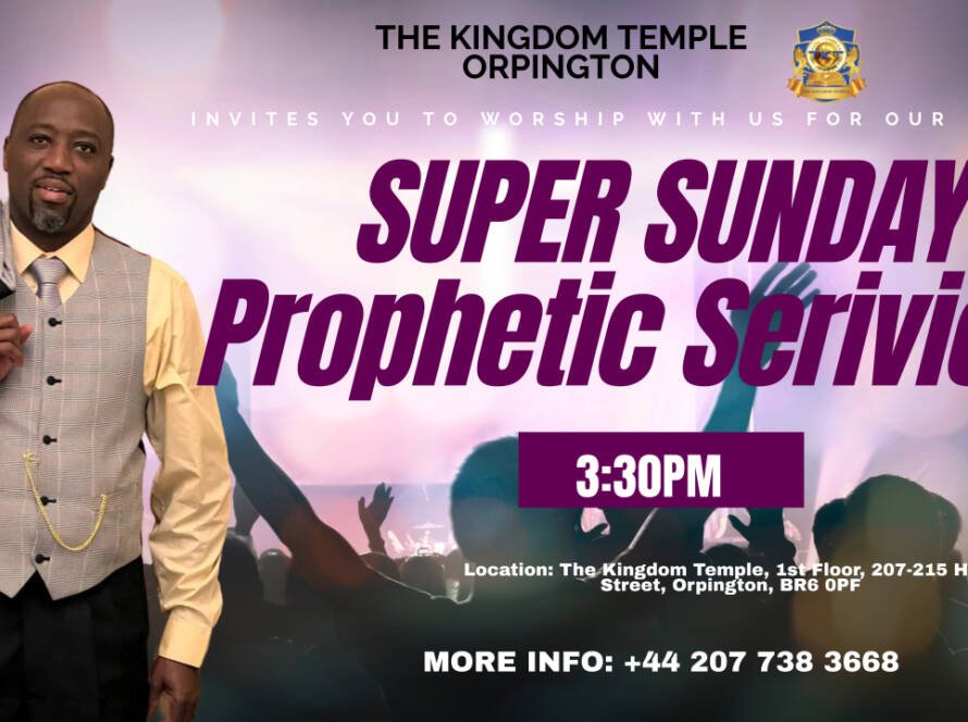 3:30 Pm 🔥 Prophetic Miracle Service 🔥- Orpington | London