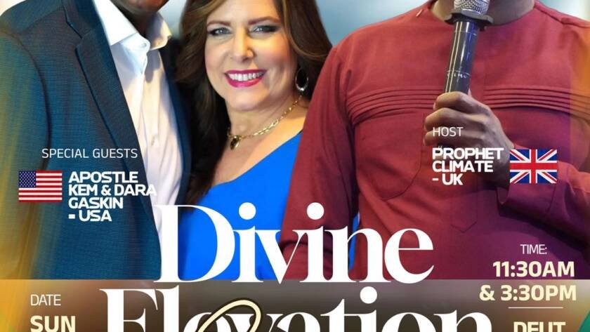 🌟 This Sunday At The Kingdom Temple — Guest Speakers : Apostle Kem &Amp; Dara Gaskin.  End Of The Month Prophetic Service